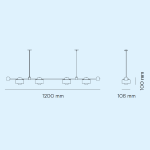 Pendente 2 Glória 120cm - Dsgnselo