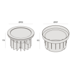 Embutido de Piso Chão Flat IN LED 16W IRC >90 Antiofuscante Bivolt IP67 - Interlight