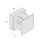 Arandela Quasar LED 5W 2700K IRC >90 Bivolt IP65 Facho Ajustável - Interlight