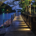 Balizador de Piso Chão Quadrado Arch LED 0,75W 2700K IRC >90 Bivolt IP66 - Interlight