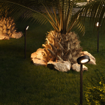 Poste Balizador Tibo Orientável LED 6W 2700K IRC >90 Bivolt IP65 Externo - Interlight