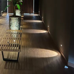 Balizador de Piso Chão Quadrado Arch LED 0,75W 2700K IRC >90 Bivolt IP66 - Interlight