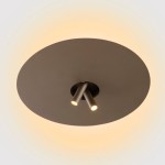 Plafon de Sobrepor Galileo Redondo LED 15W - 2x5W Bivolt Ø50x13,5cm - Newline