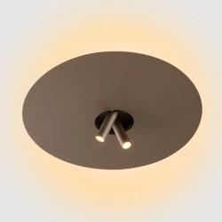 Plafon de Sobrepor Galileo Redondo LED 15W - 2x5W Bivolt Ø50x13,5cm - Newline