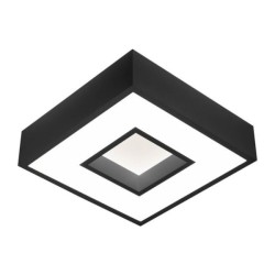 Plafon de Sobrepor New Chess Quadrado LED 16,8W Bivolt 26,5x26,5x8,3cm - Newline