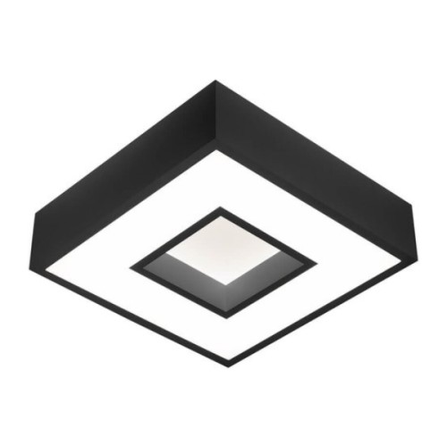 Plafon de Sobrepor New Chess Quadrado LED 16,8W Bivolt 26,5x26,5x8,3cm - Newline