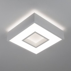 Plafon de Sobrepor New Chess Quadrado LED 25,2W Bivolt 35x35x8,3cm - Newline