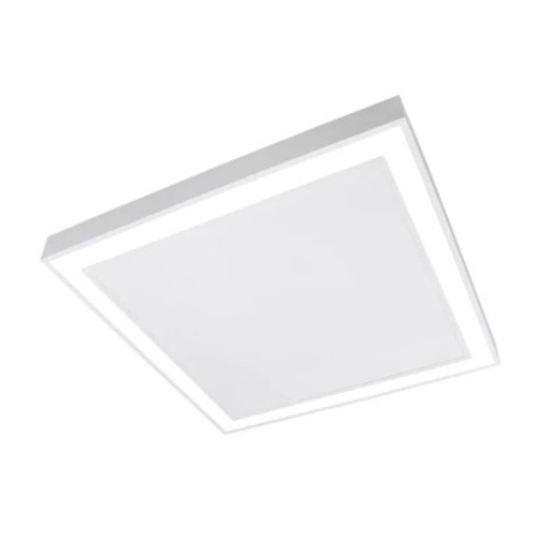 Plafon de Sobrepor Edge Quadrado LED 33,6W Bivolt 42x42x4cm - Newline