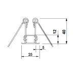 Perfil de Embutir Slim FIT15 LED 19,2W 24V 1m - Newline