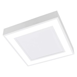 Plafon de Sobrepor Edge Quadrado LED 25,2W Bivolt 29,5x29,5x4cm - Newline