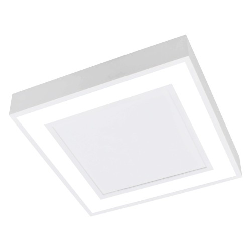 Plafon de Sobrepor Edge Quadrado LED 25,2W Bivolt 29,5x29,5x4cm - Newline