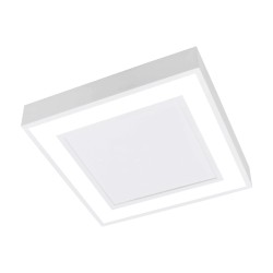 Plafon de Sobrepor Edge Quadrado LED 16,8W Bivolt 23x23x4cm - Newline