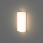 Arandela Ice Luz Geral Retângular LED 5W IRC >80 Bivolt IP65 - Stella