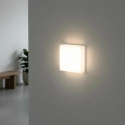 Arandela Ice Luz Geral Quadrada LED 7,5W IRC >80 Bivolt IP65 - Stella