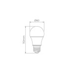 Lâmpada Bulbo LED 9W E27 IRC >80 Bivolt - Stella