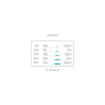 Balizador de Piso Chão Way Side 1 Facho Quadrado LED 1,5W 3000K IRC >80 Bivolt IP67 - Stella