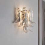 ARANDELA FALDA 3XE14 42X25X42CM