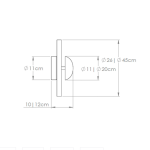 Arandela Petra Ø26 / Ø45cm  - Bella Itália
