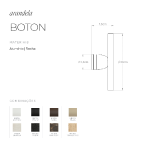 Arandela Boton - Bella Italia