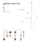 Pendente Enigma Vertical - WJ Luminárias