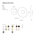 Arandela Mega Rocha - WJ Luminárias
