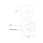 Arandela Solitário Cristal - WJ Luminárias