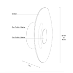 Arandela Enigma M/G - WJ Luminárias