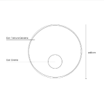 Arandela Umbra Ø40 / Ø90cm  - WJ Luminárias