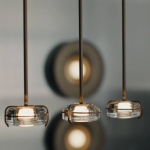 Pendente Solitário Cristal - WJ Luminárias