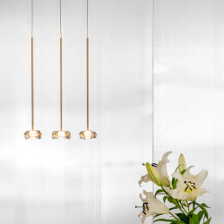 Pendente Solitário Cristal - WJ Luminárias