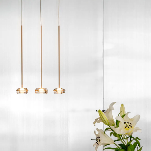 Pendente Solitário Cristal - WJ Luminárias